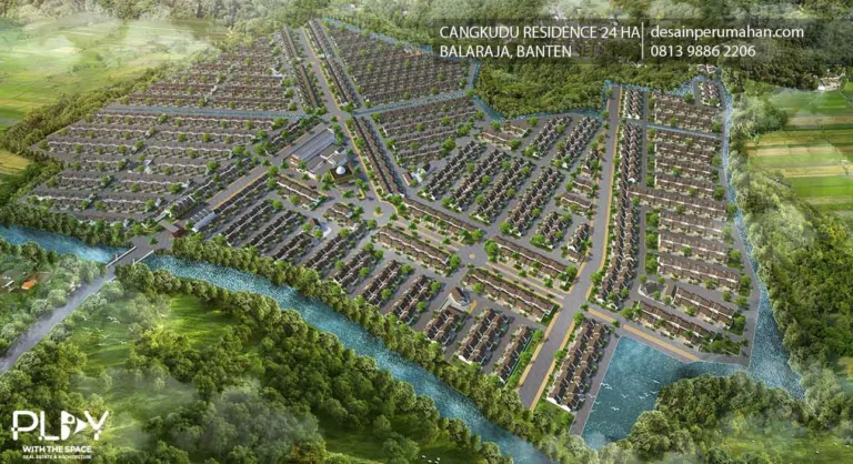 desain siteplan perumahan banten
