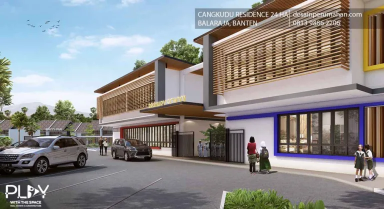 desain sekolah banten