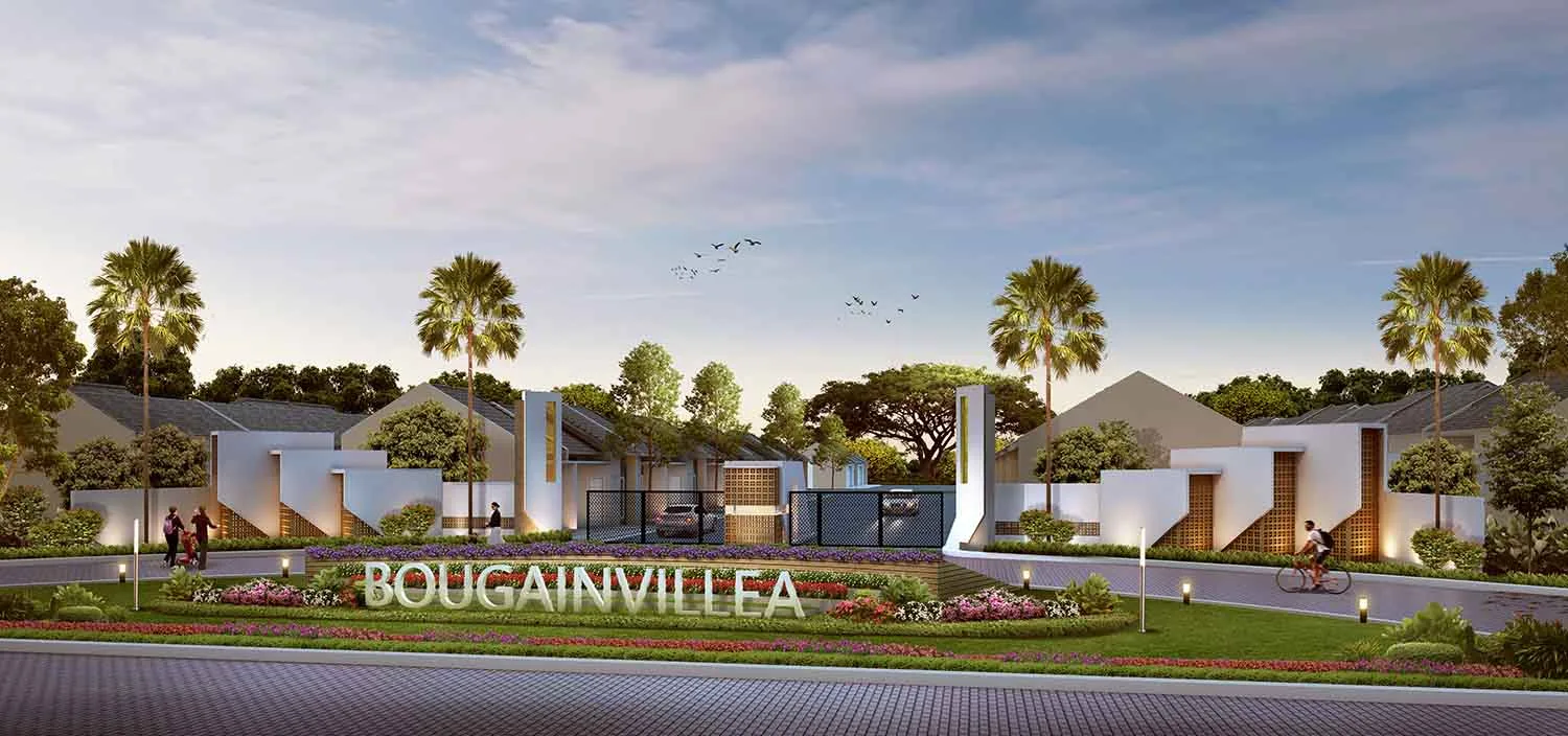 desain entrance perumahan